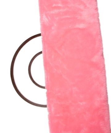 Neon Pink Colour Plain Minky FabricBuy Fur Minky Fabric